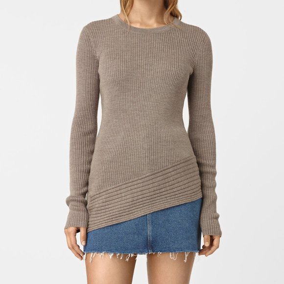 Allsaints Keld Crew Neck Jumper Sweater 